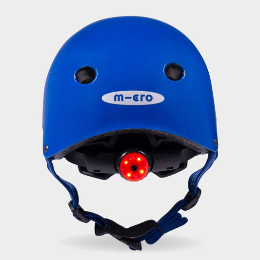 Printed Helmet for Bike and Scooters: Ombre Blue