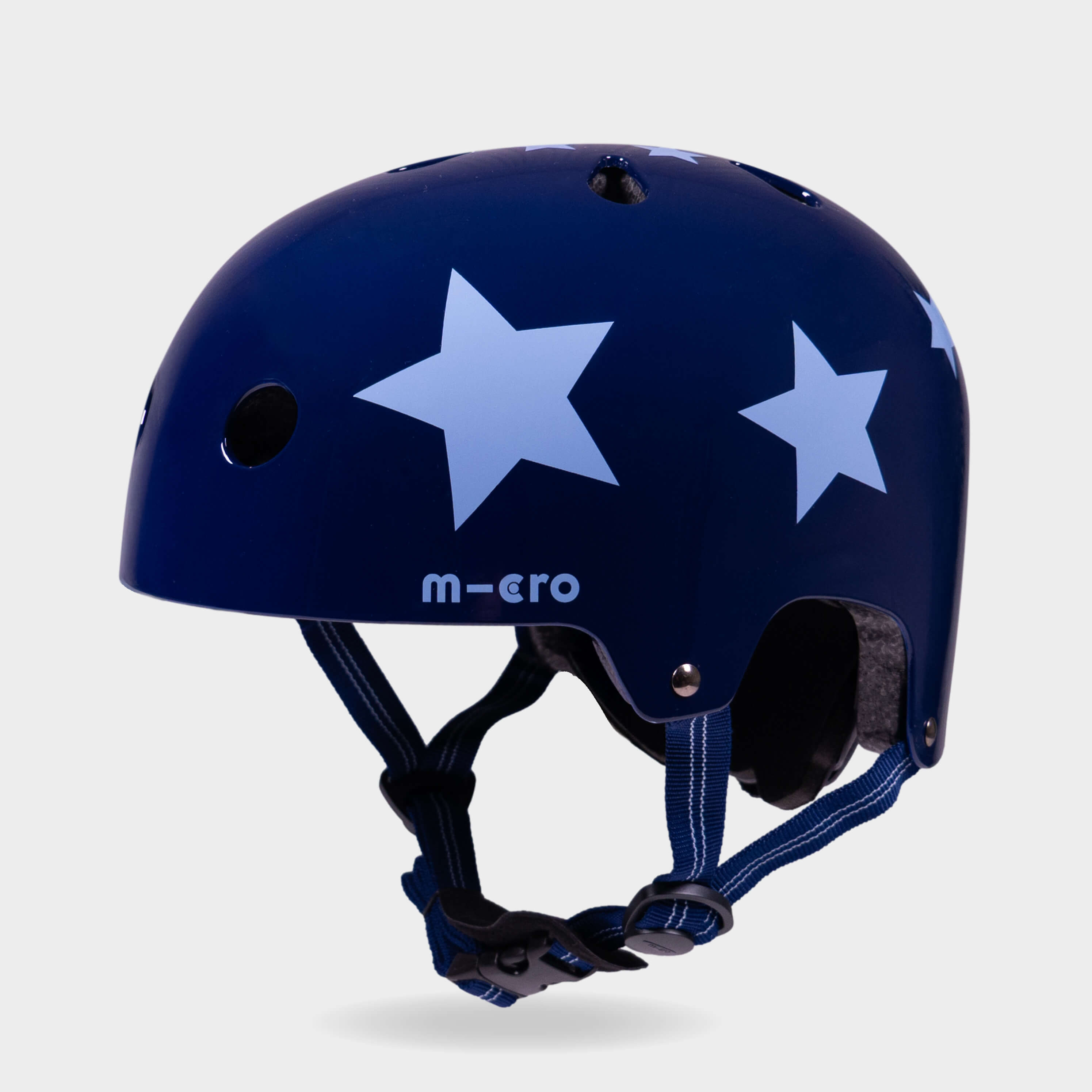 Printed Helmet for Bikes and Scooters: Navy Star Micro Scooters