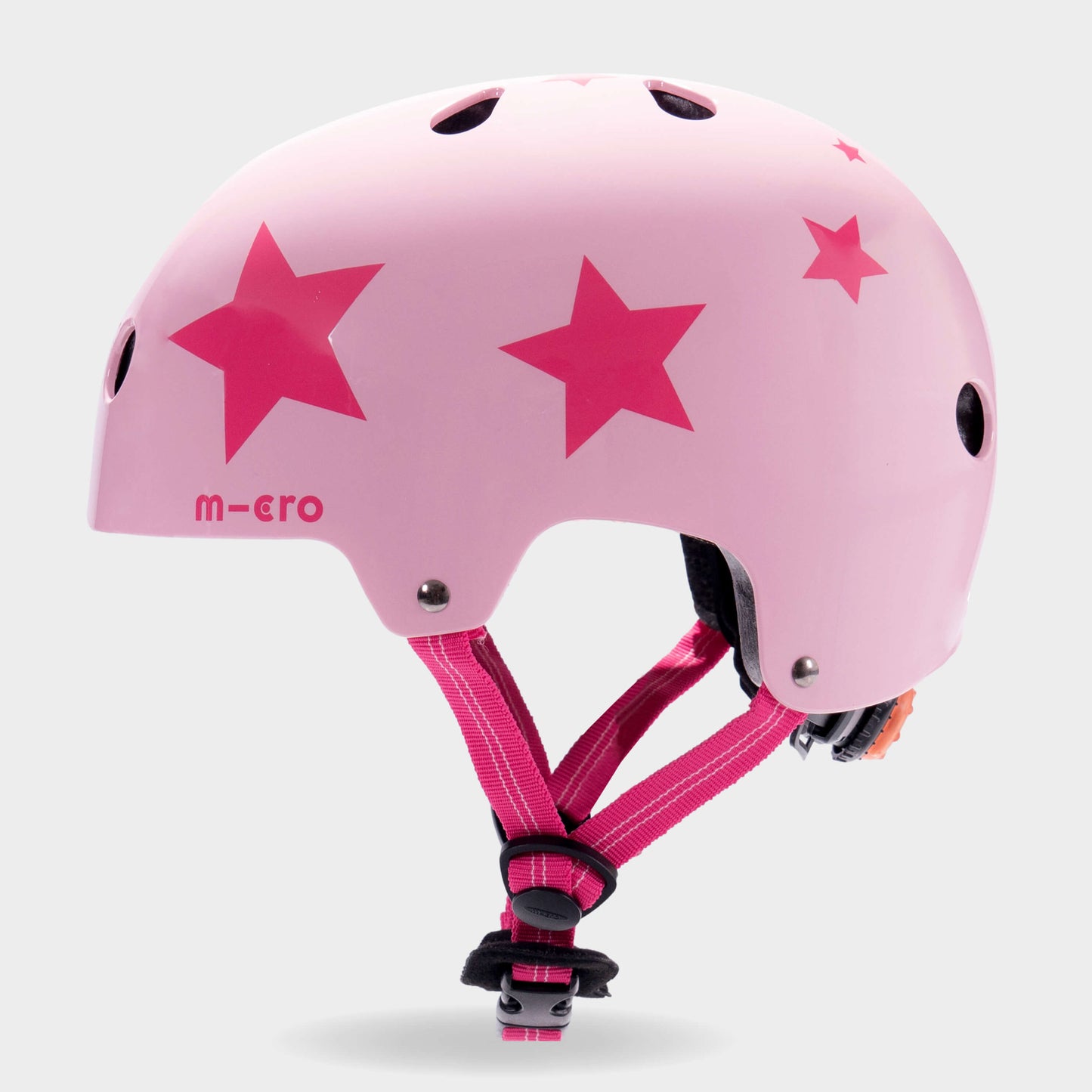 Printed Helmet for Bikes and Scooters: Star Pink