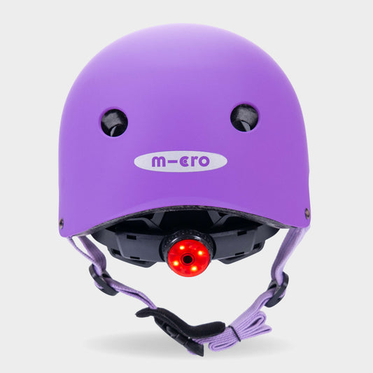 Plain Helmet for Bike and Scooters: Purple