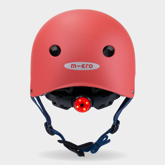 Plain Helmet for Bikes and Scooters: Red