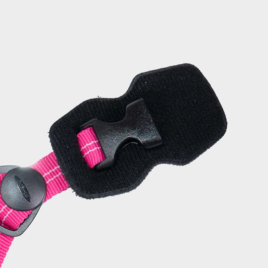 Helmet Chin Strap Pad: Black