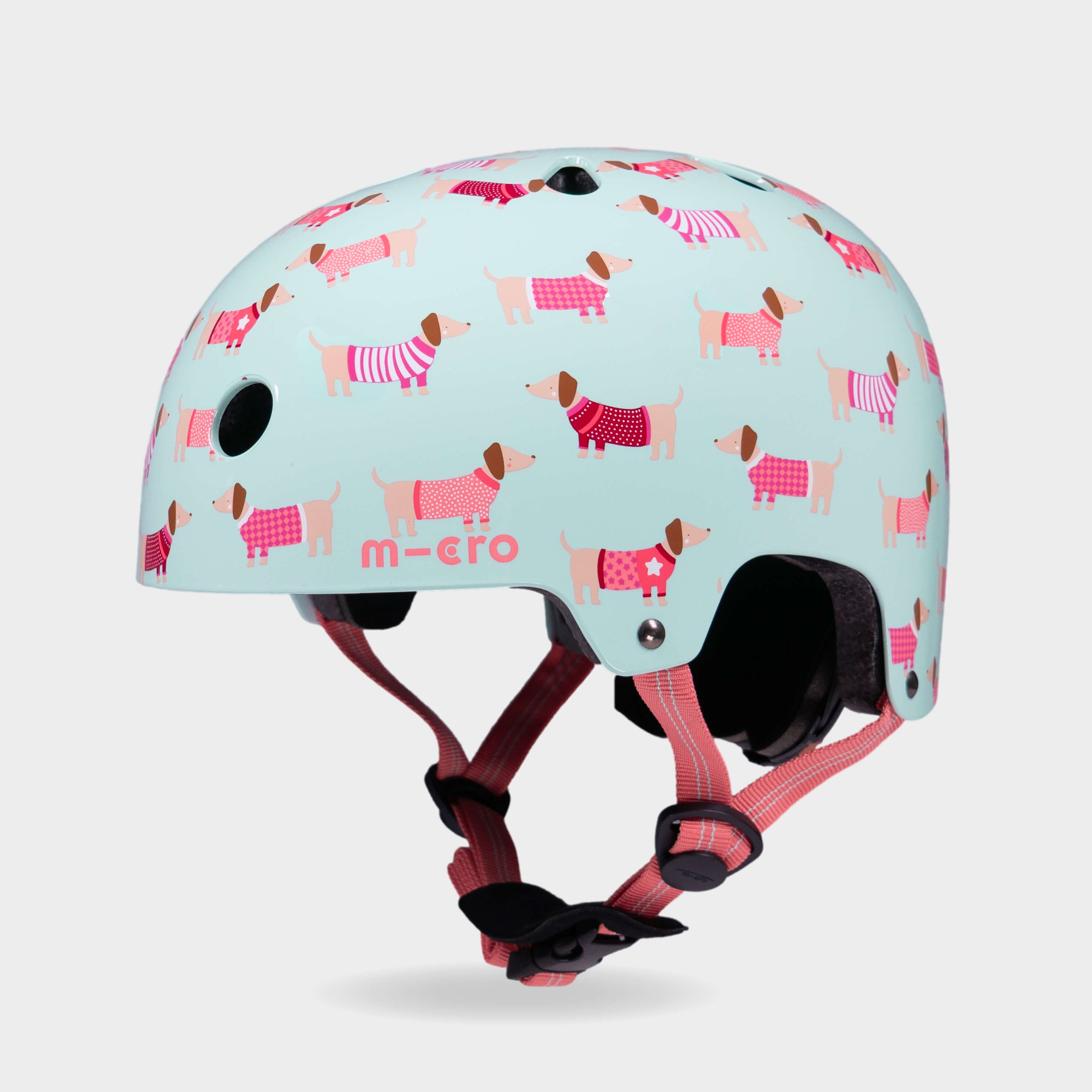 Printed Helmets for Bike and Scooters: Dog Micro Scooters