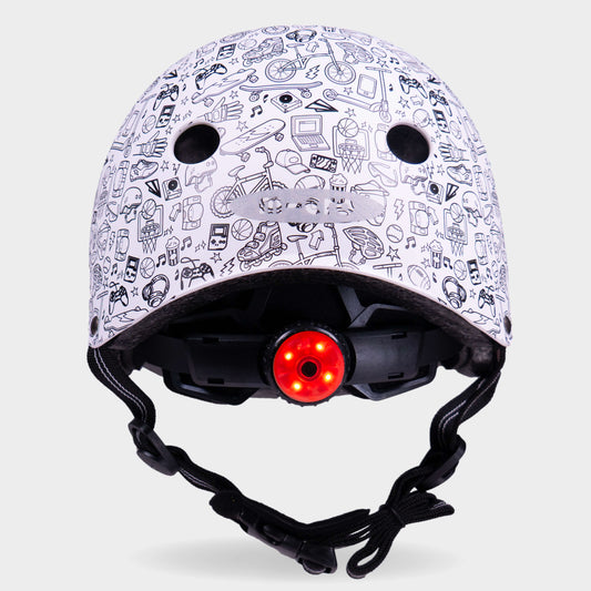 Printed Helmets for Bike and Scooters: Doodle