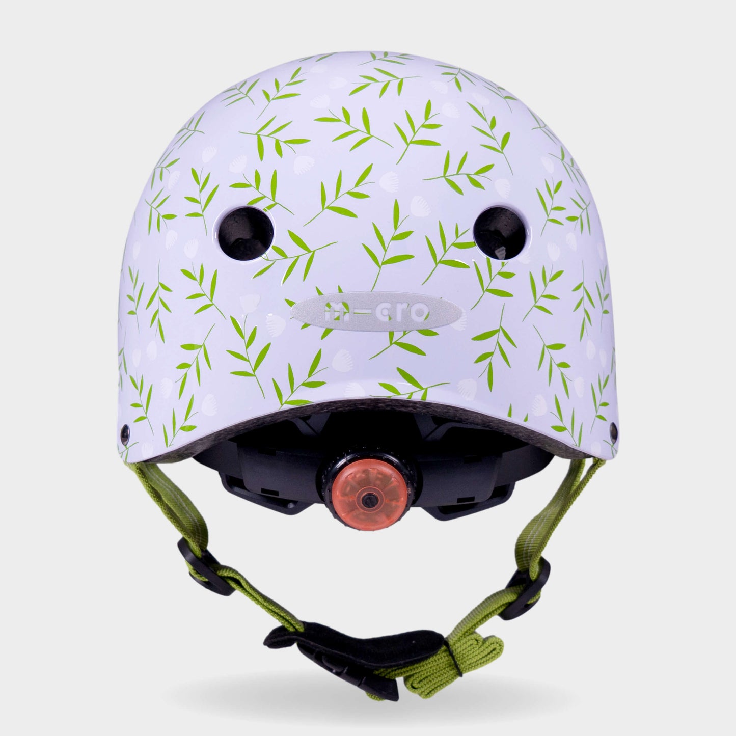 Printed Helmet For Bikes and Scooters: Blue Flower