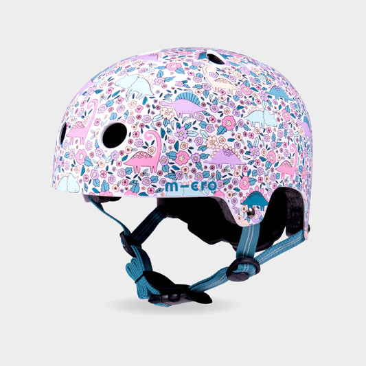 Printed Helmet For Bike and Scooters: Flora-Saur
