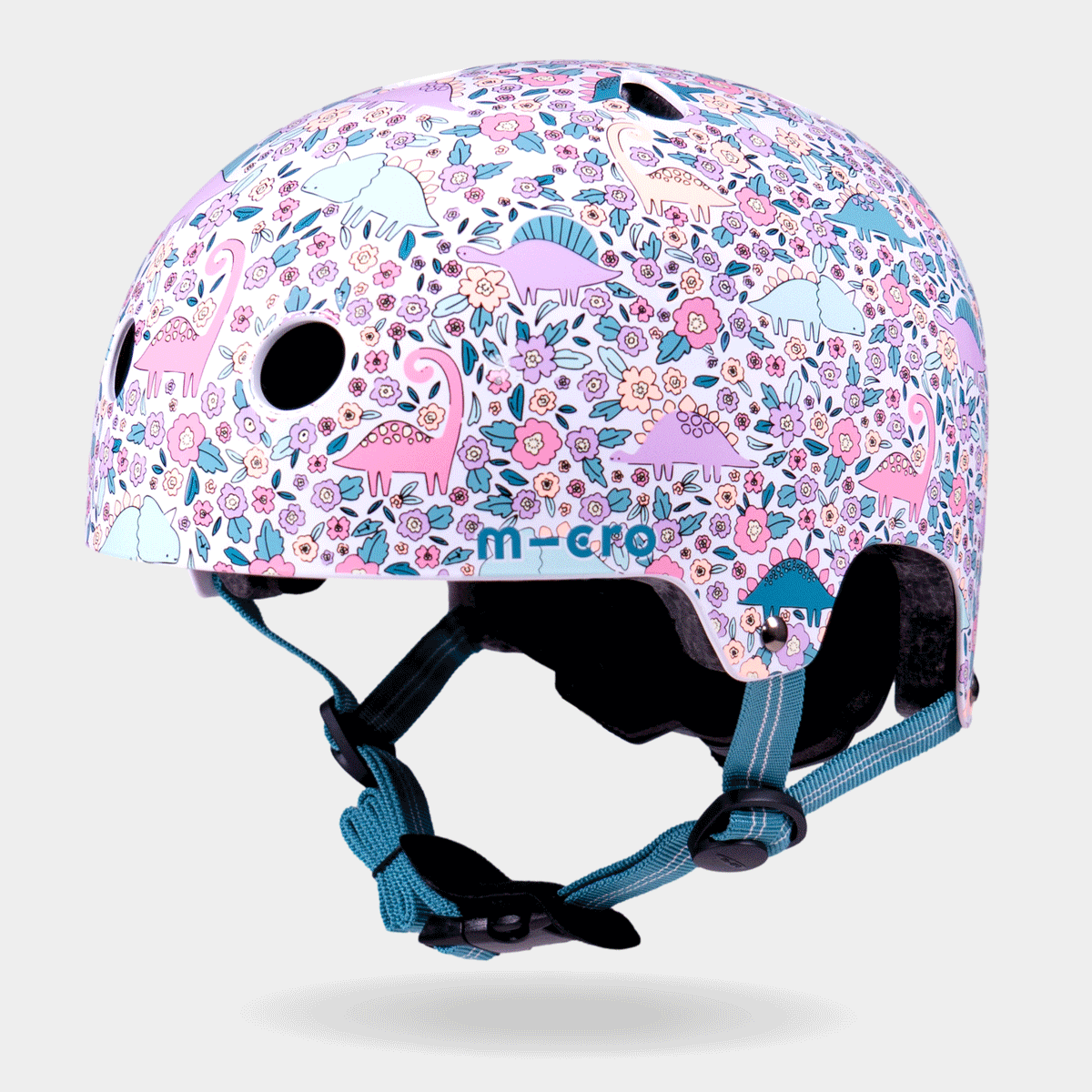 Printed Helmet For Bikes and Scooters: Flora-Saur