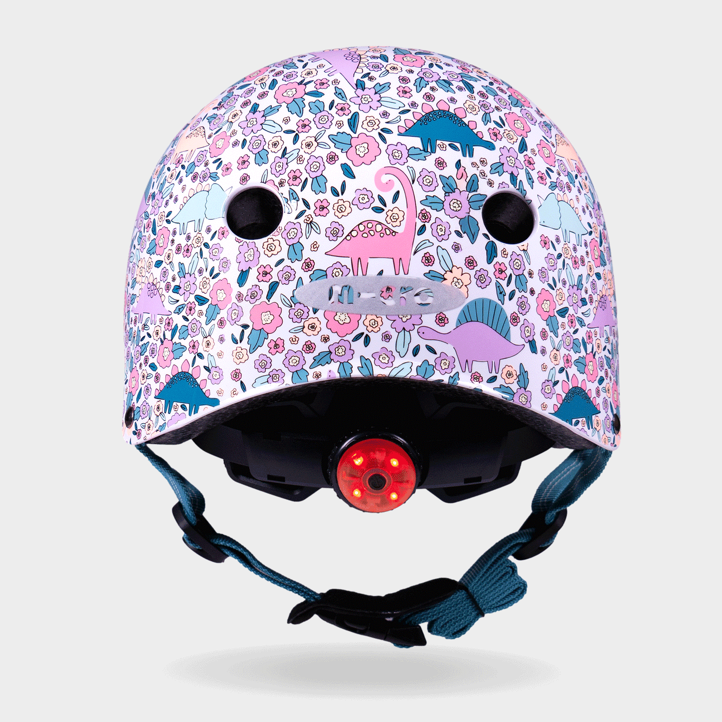 Printed Helmet For Bikes and Scooters: Flora-Saur
