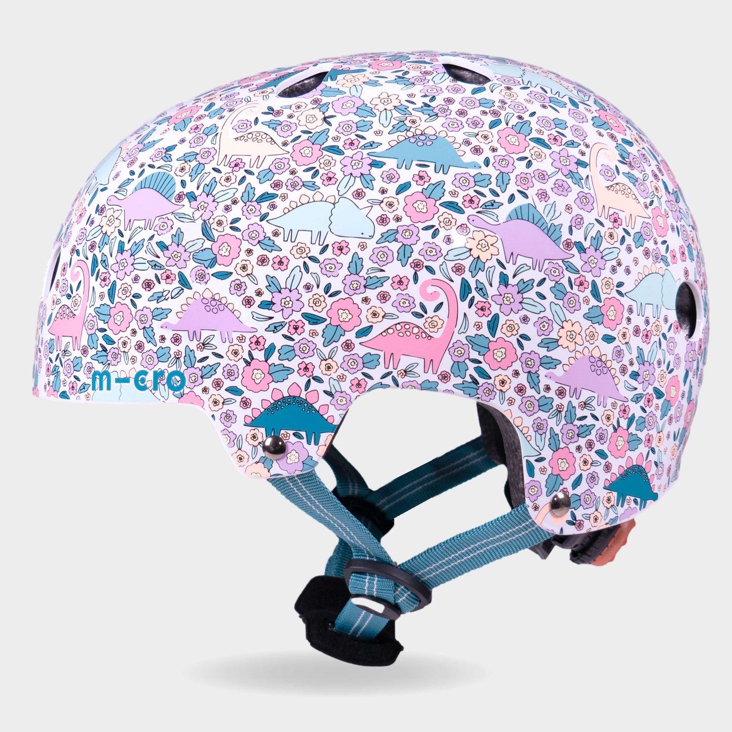 Printed Helmet For Bikes and Scooters: Flora-Saur