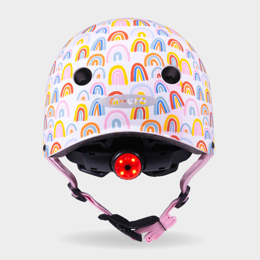 Printed Helmet For Bike and Scooters: Rainbow