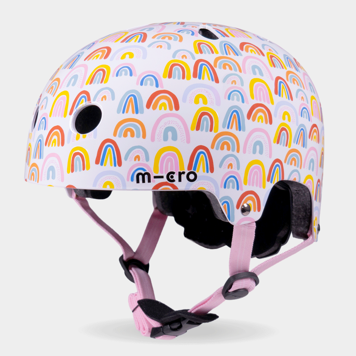 Printed Helmet For Bikes and Scooters: Rainbow