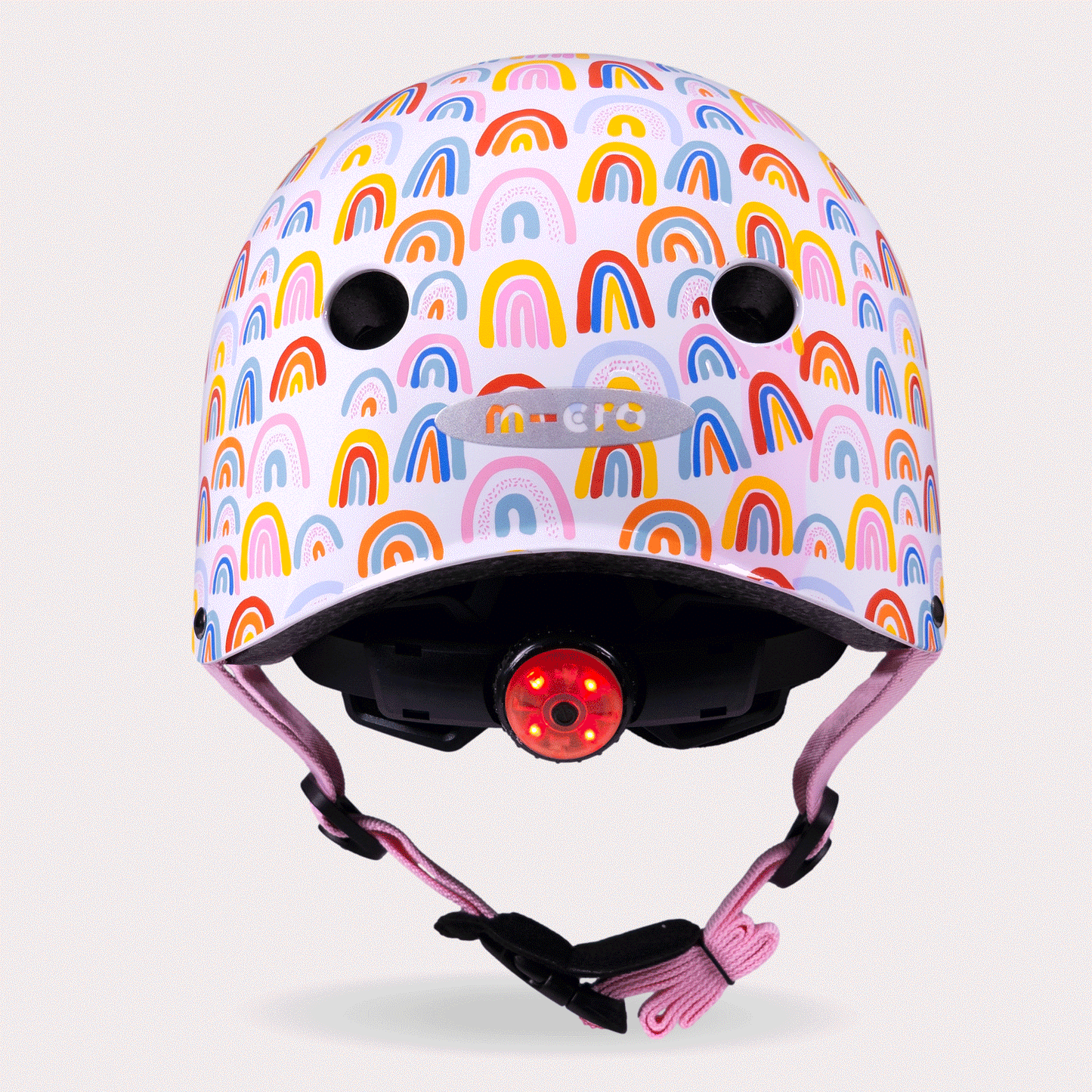 Printed Helmet For Bikes and Scooters: Rainbow