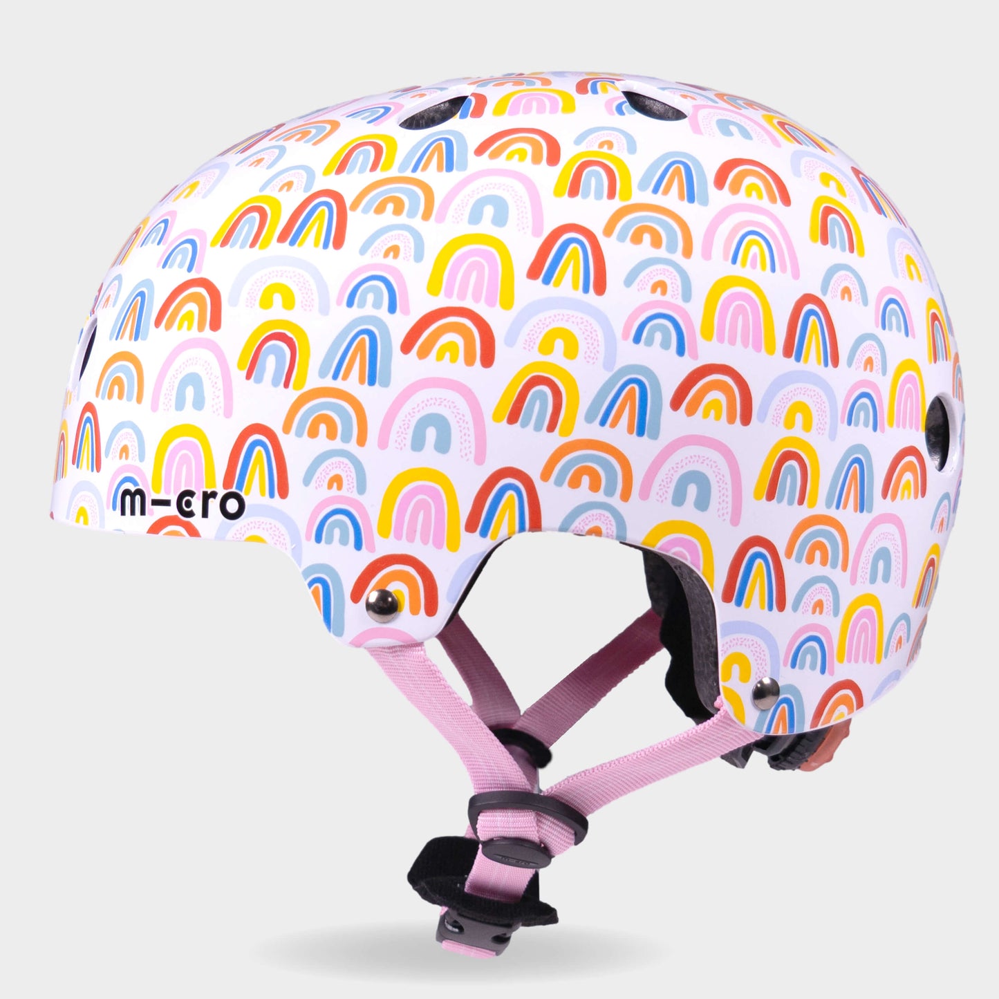 Printed Helmet For Bikes and Scooters: Rainbow