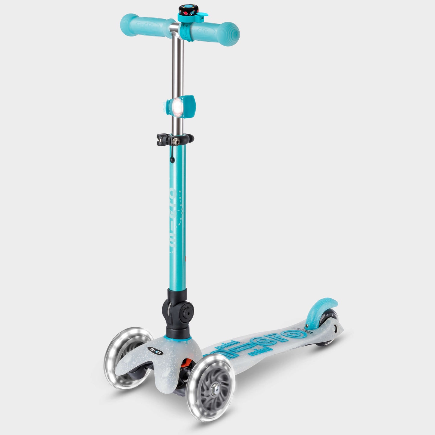 Mini Micro Foldable Orion LED Scooter: Blue
