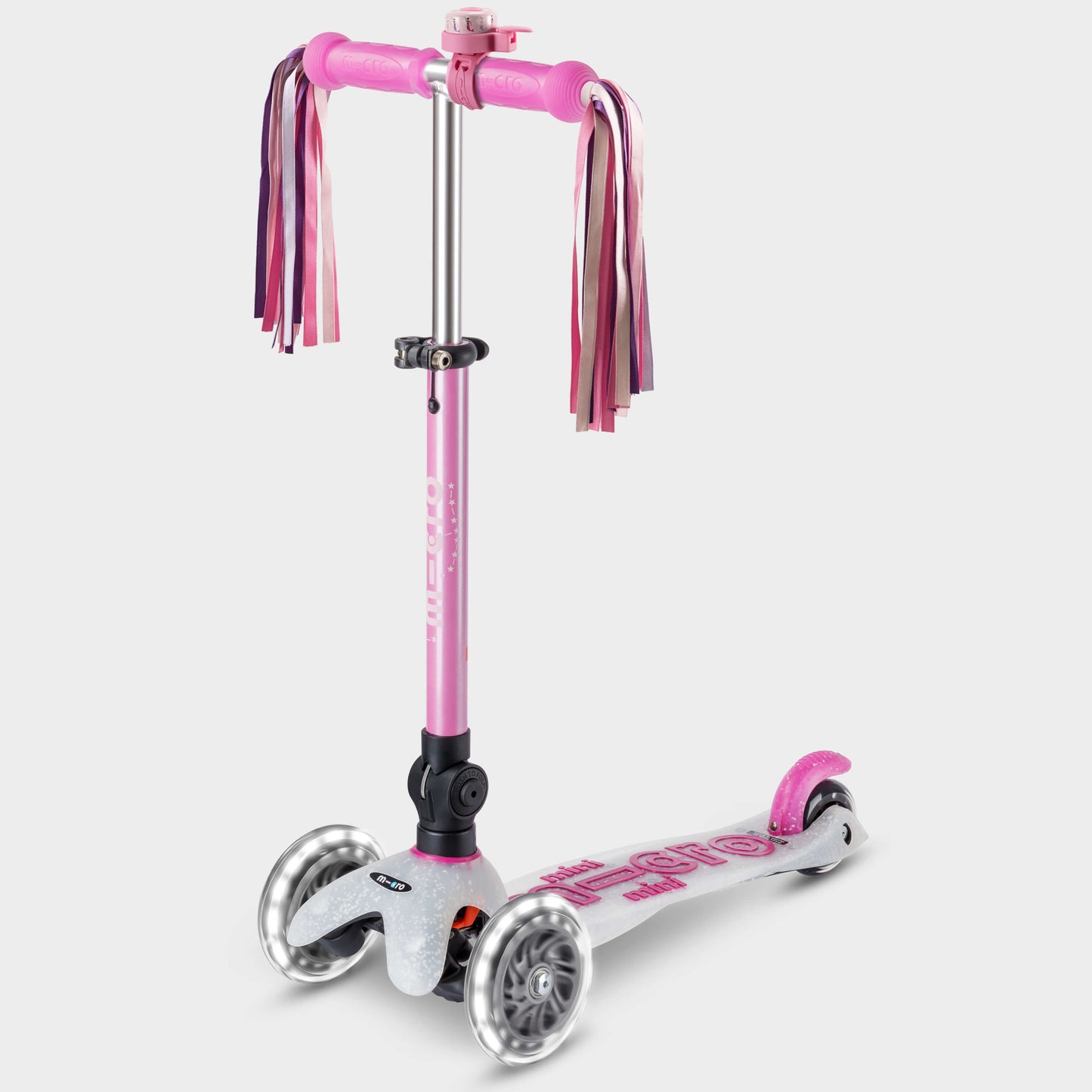 Mini Micro Foldable Orion LED Scooter: Pink