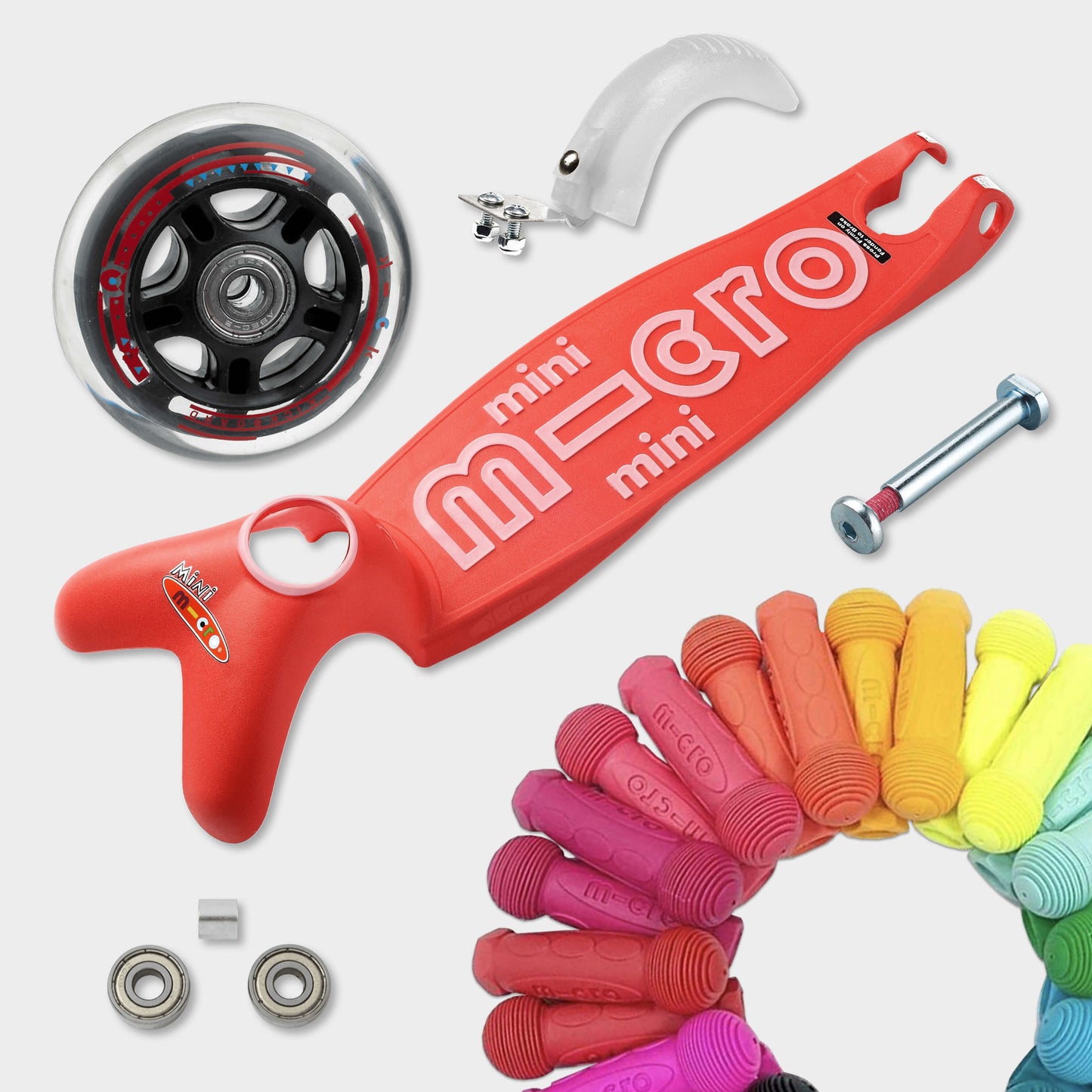 Mini Micro Foldable LED: Red