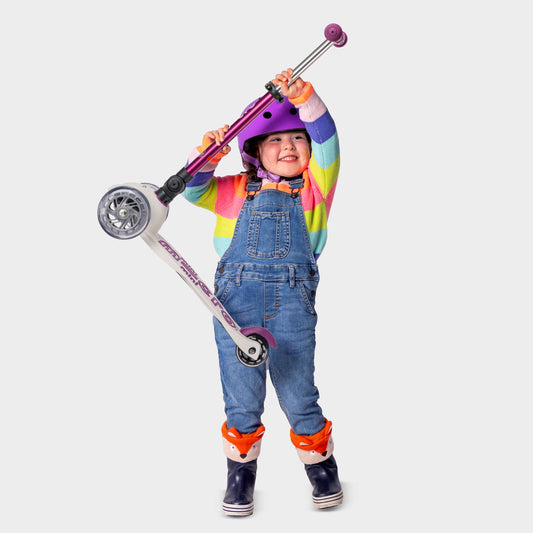 Mini Micro Foldable LED with Recycled Deck: Tulip Purple