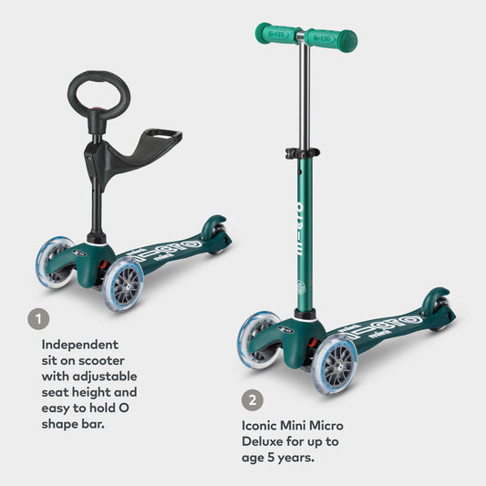 Mini Micro 2in1: Recycled Green Deck