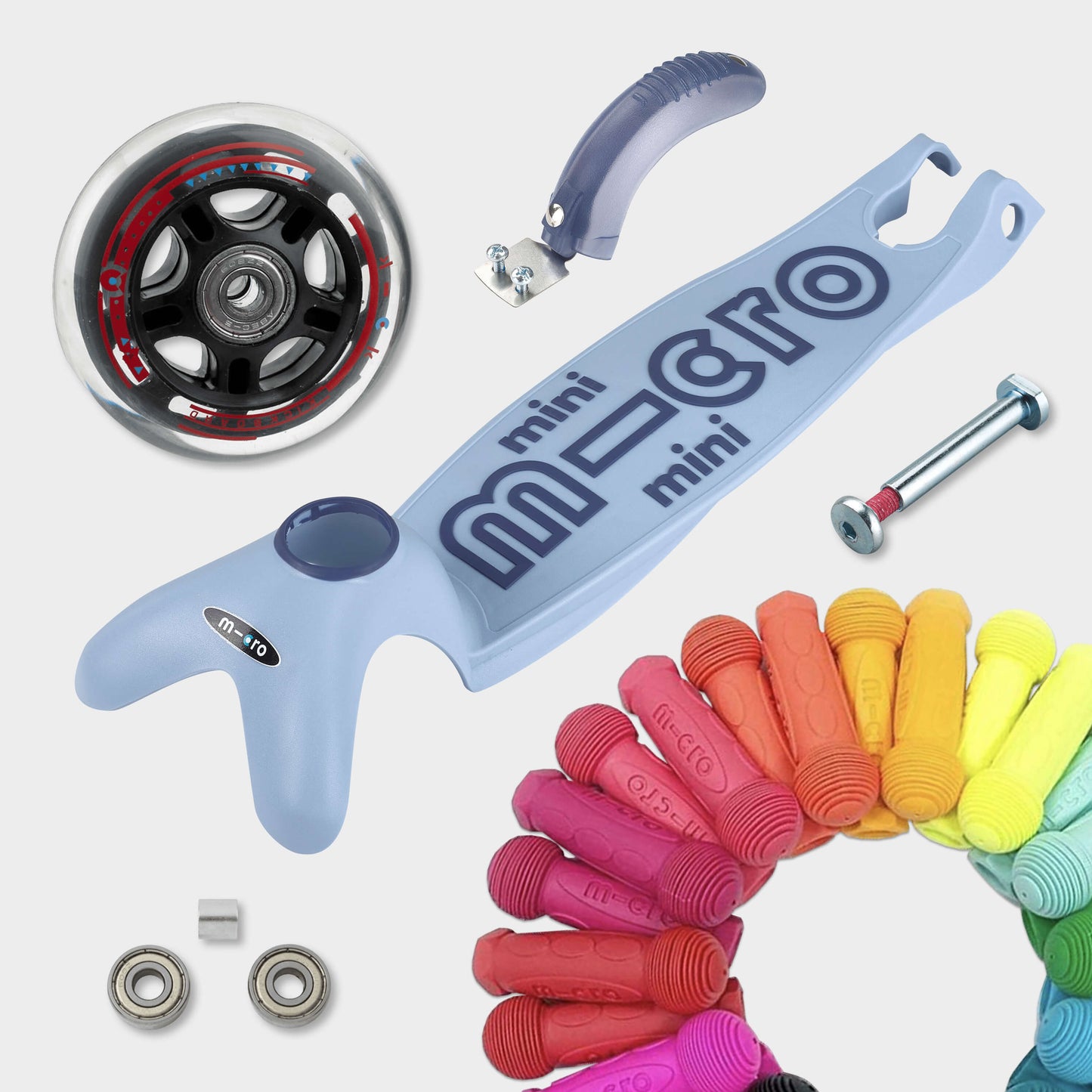 Mini Micro 4in1 with indoor rocker: Soft Blue