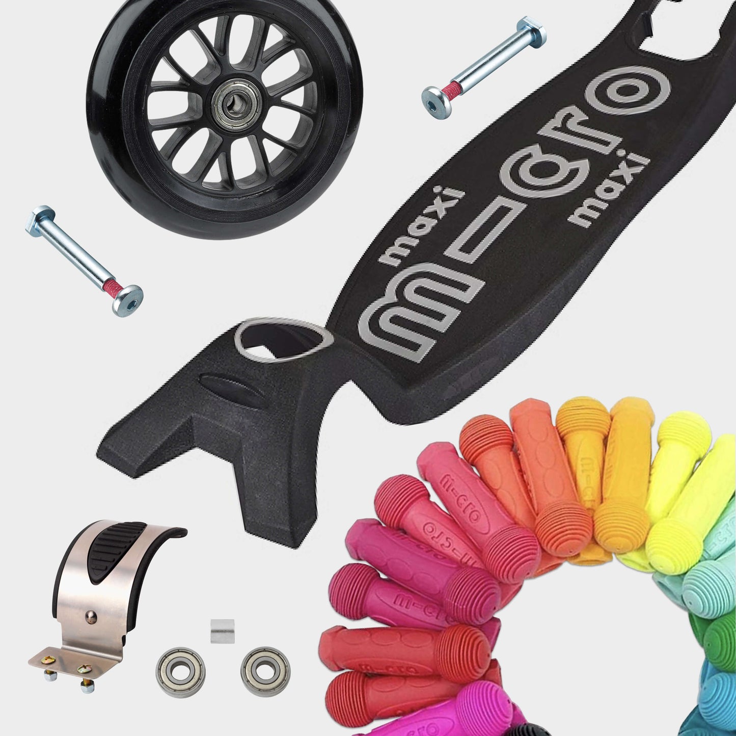 Maxi Micro LED with Recycled Deck: Black