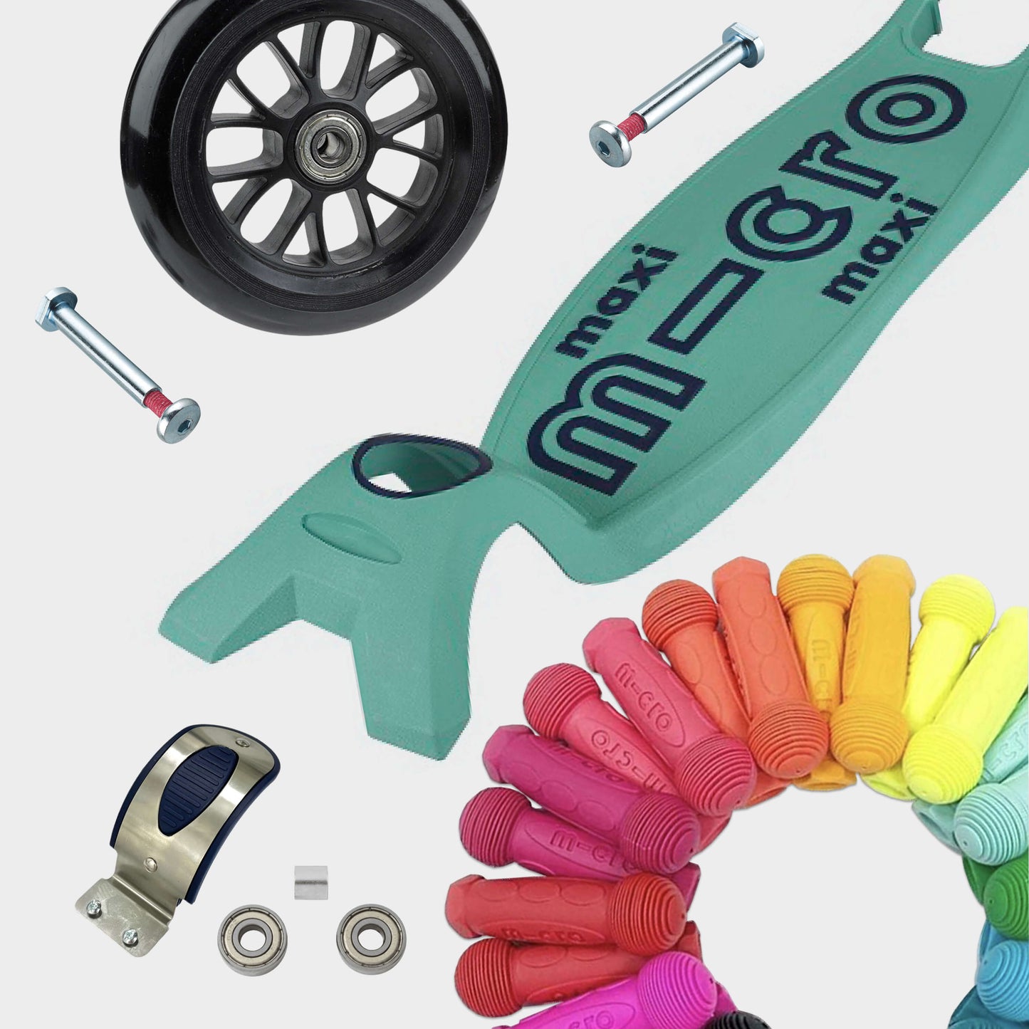 Maxi Micro LED with Recycled Deck: Mint