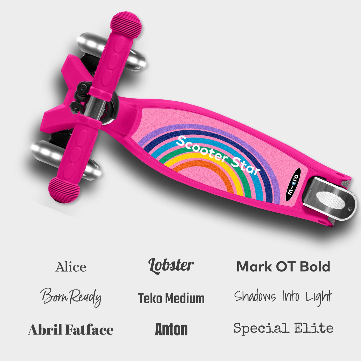 Customisable Maxi Micro Foldable LED: Pink