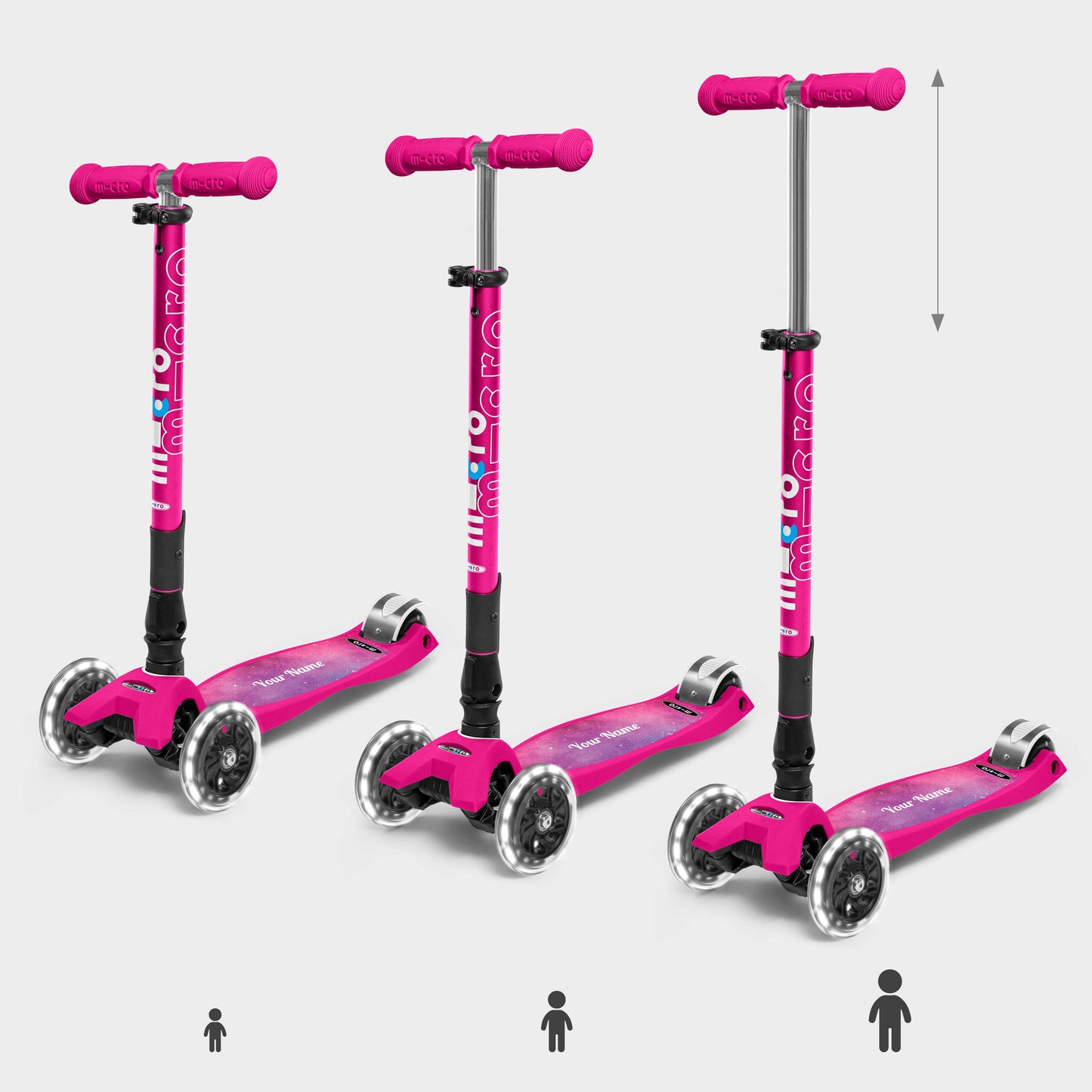 Customisable Maxi Micro Foldable LED: Pink