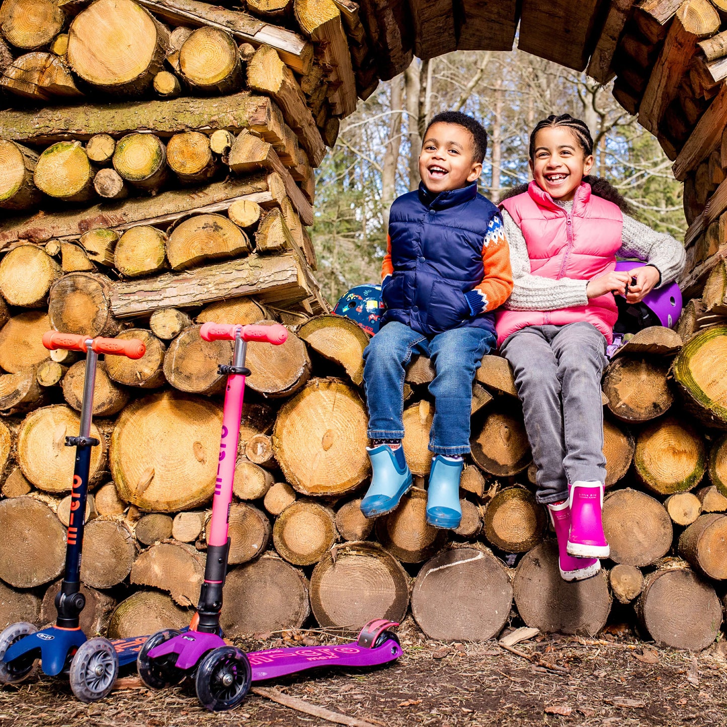 Maxi Micro Foldable LED: Neon Pink/Purple