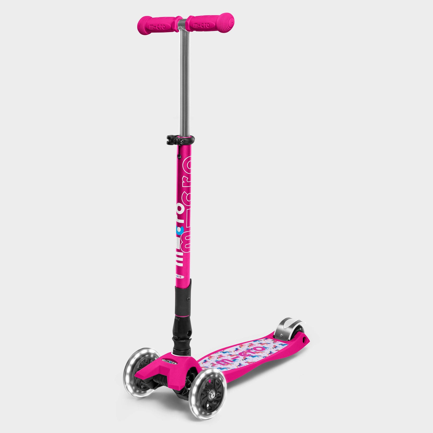Maxi Micro Foldable LED Signature Prints: Pink Unicorn