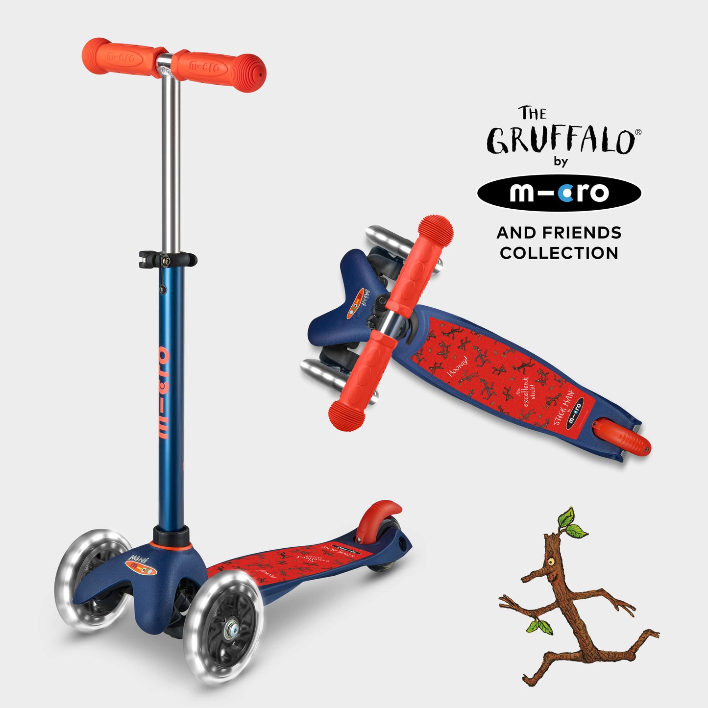 Mini Micro Deluxe LED Gruffalo and Friends Design: Navy