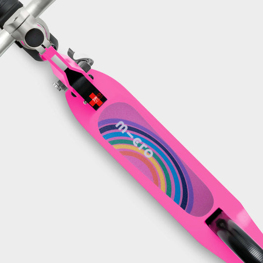 Micro Cruiser LED Signature Print: Pink Rainbow