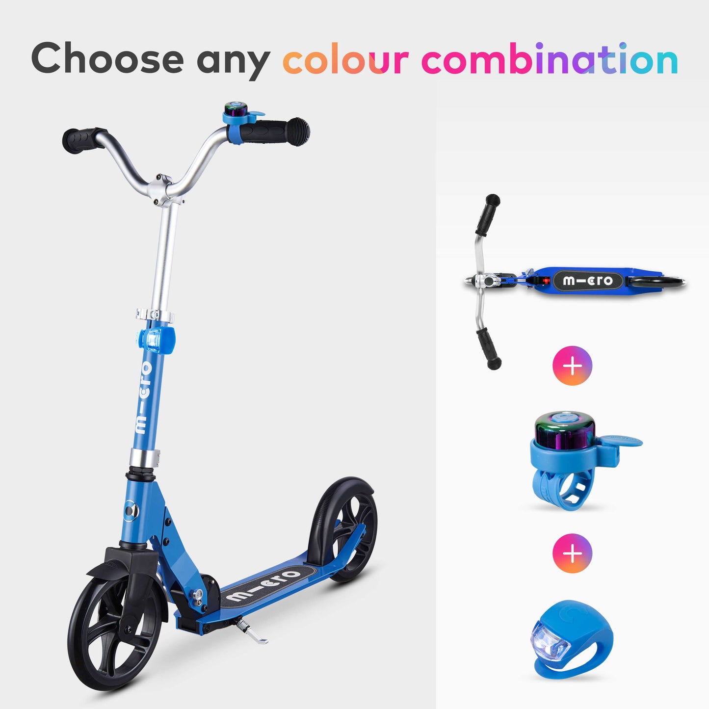 Micro Cruiser, Bell and Light Scooter Set