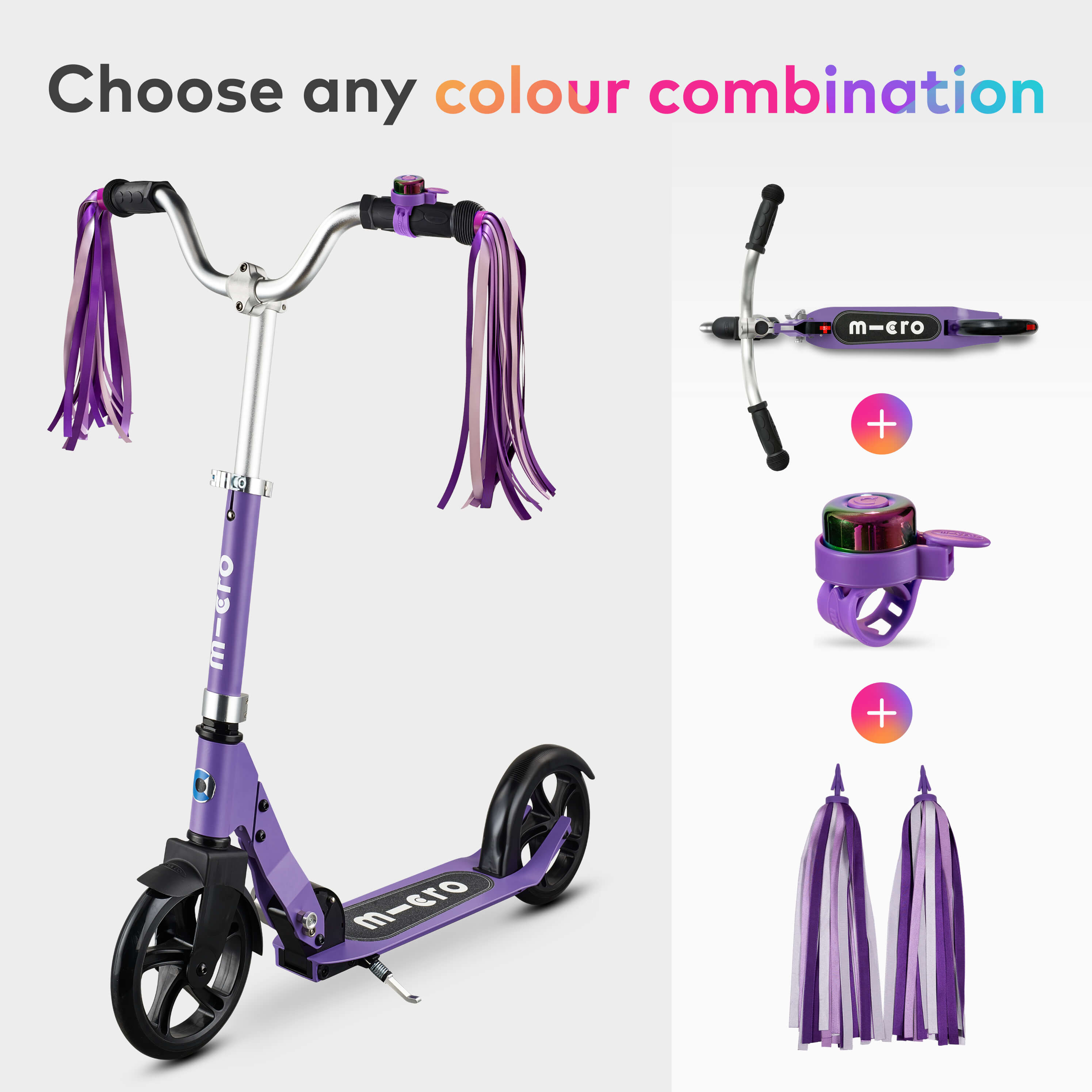 Micro Cruiser, Bell and Ribbon Set | Micro Scooters