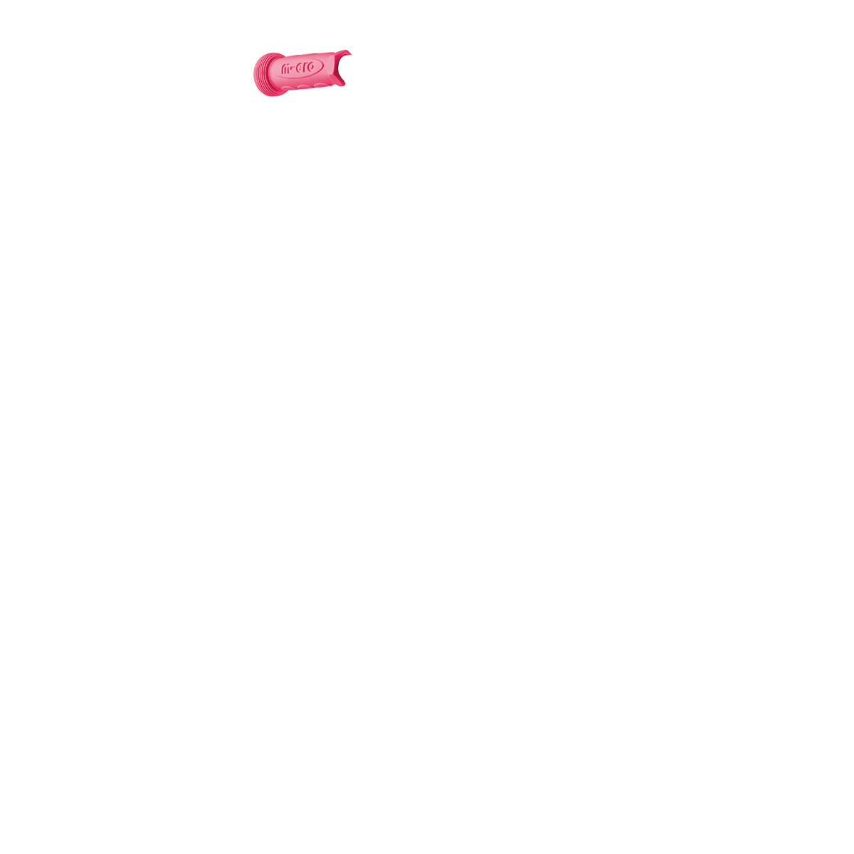Mini Micro Glitter Handle Grip: Glitter Pink