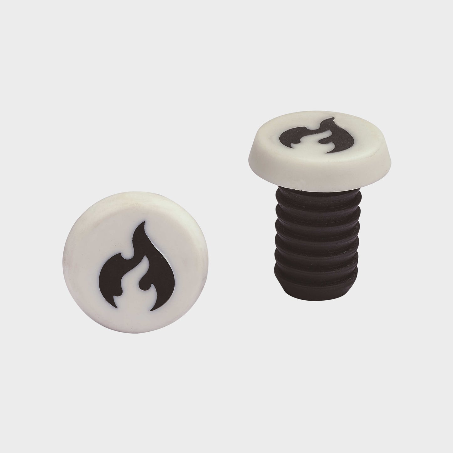 Chilli Stunt Bar Ends: White / Black