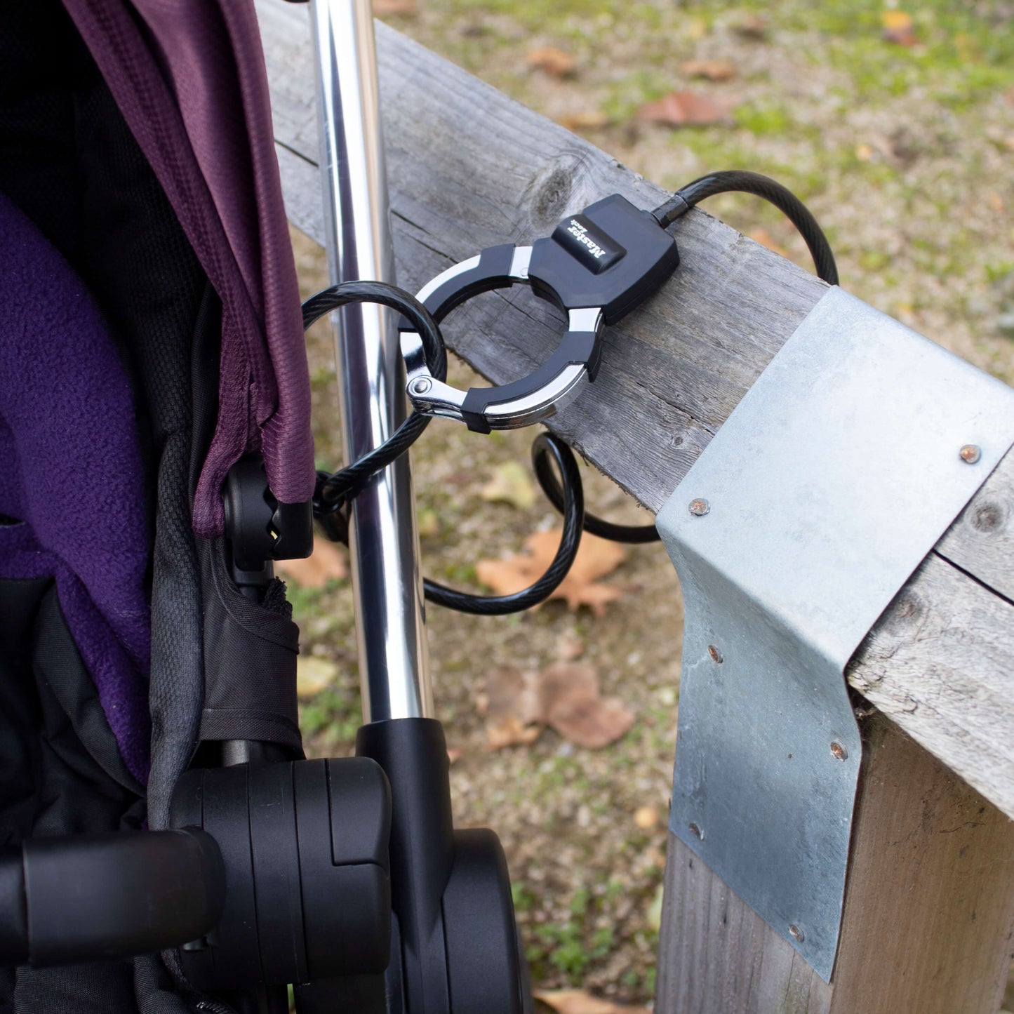 Cuff and Cable Lock: Black
