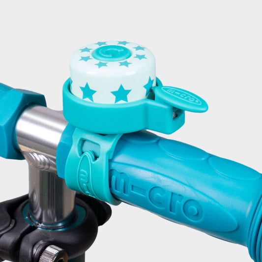 Scooter & Bike Bell Pattern Bell: Aqua Star