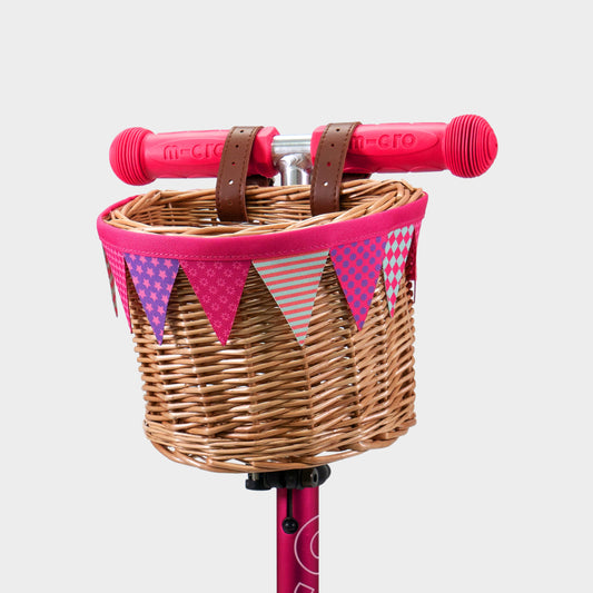 Wicker Basket: Pink