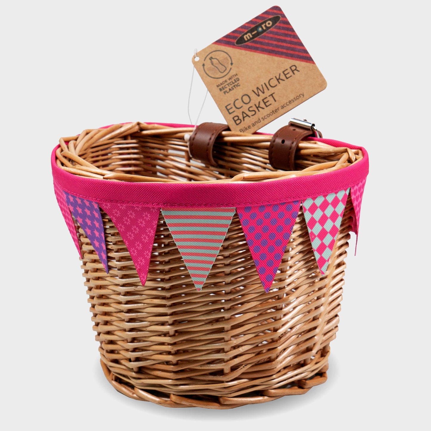 Wicker Basket: Pink