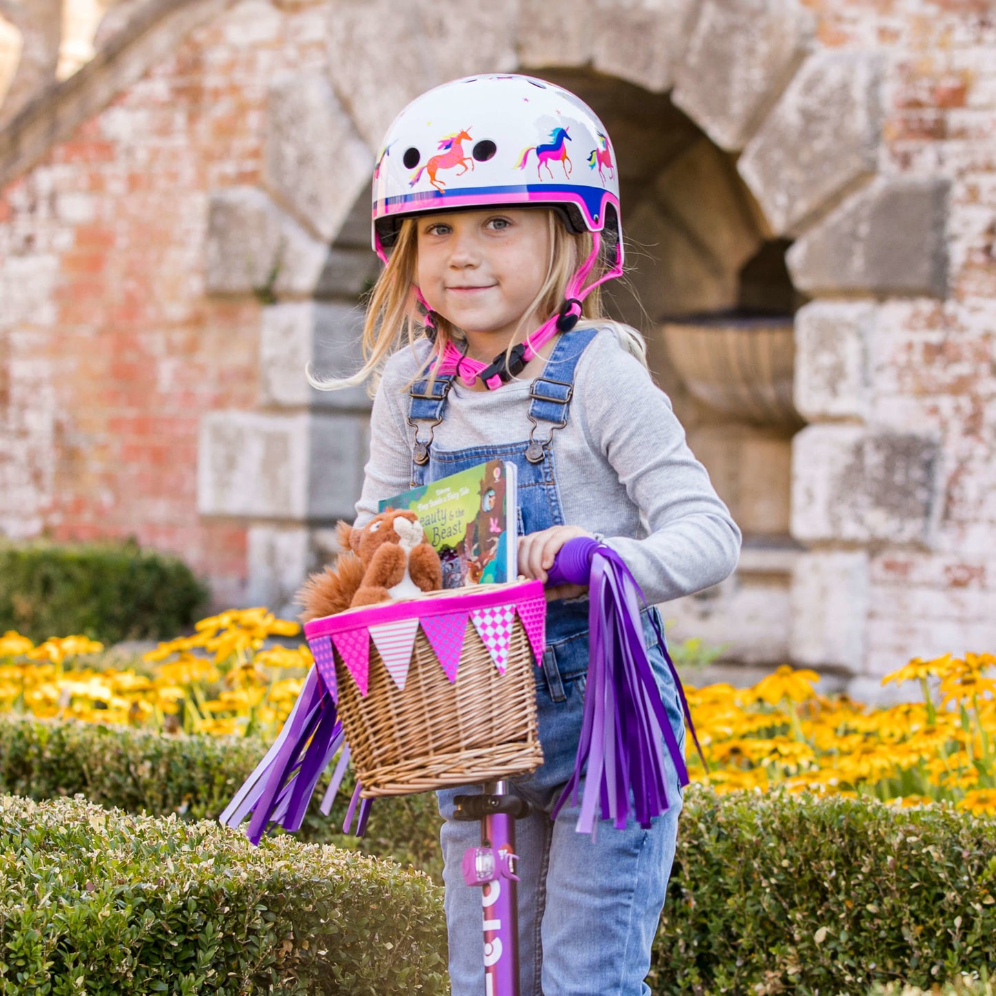Wicker Basket: Pink