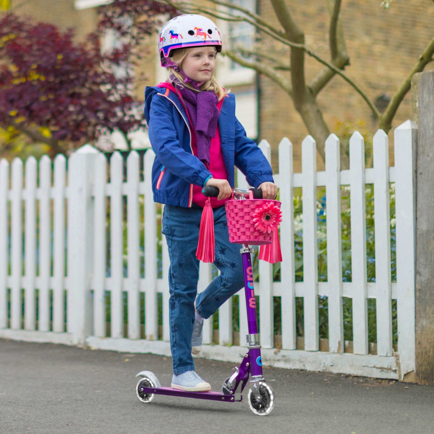 Flower Basket 70% part recycled: Pink