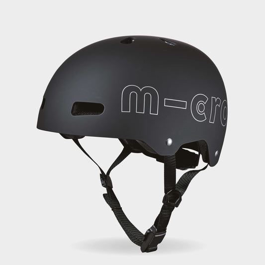 Plain Black Medium Helmet For Bikes and Scooters