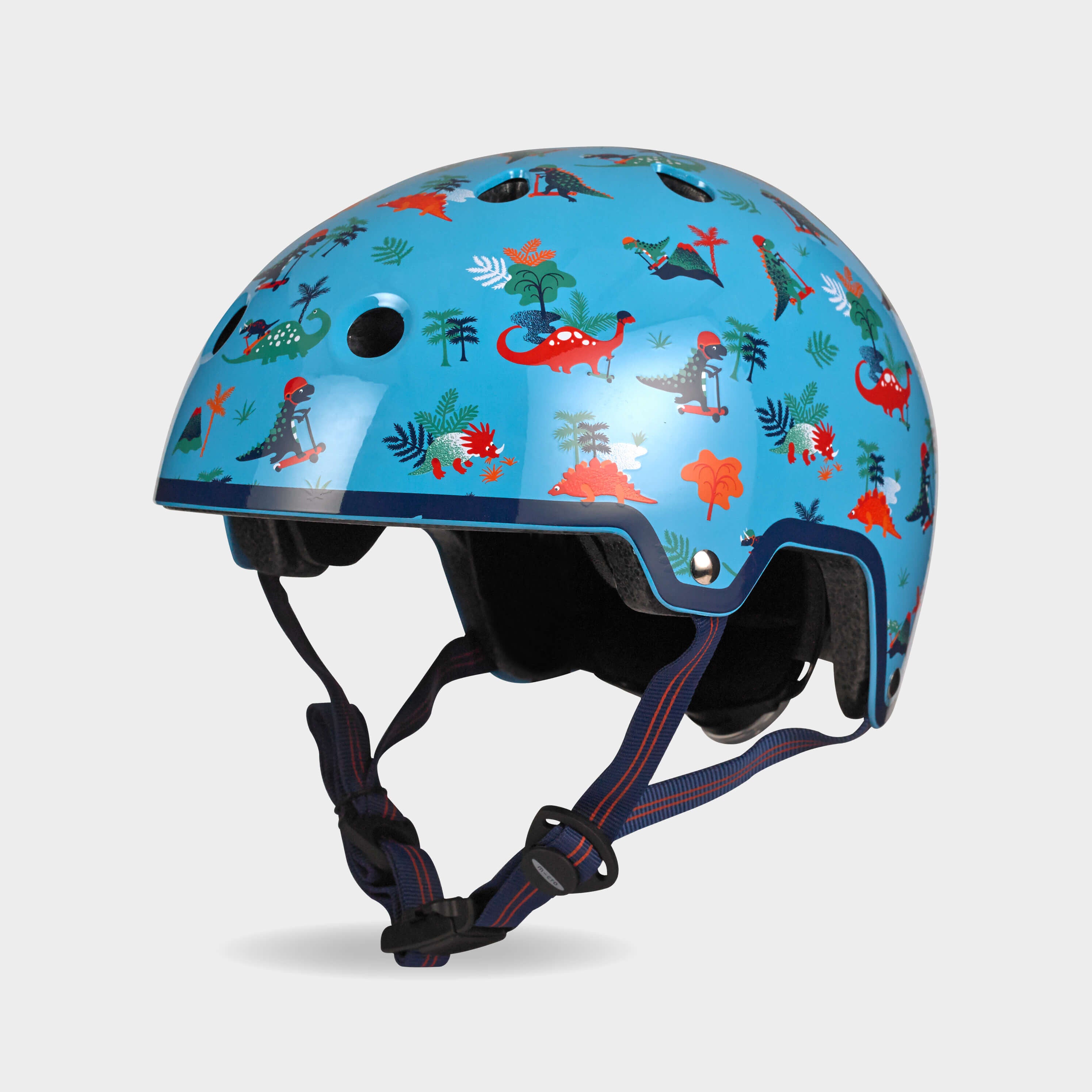 Printed Helmets for Bikes and Scooters: Dinosaur Micro Scooters