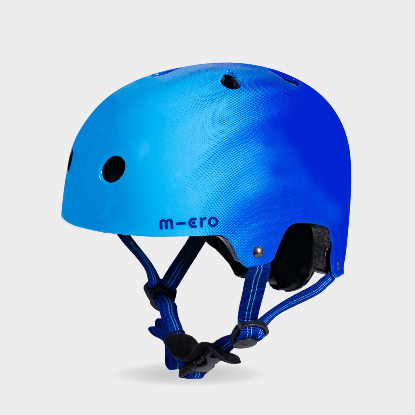 Printed Helmet for Bikes and Scooters: Ombre Blue