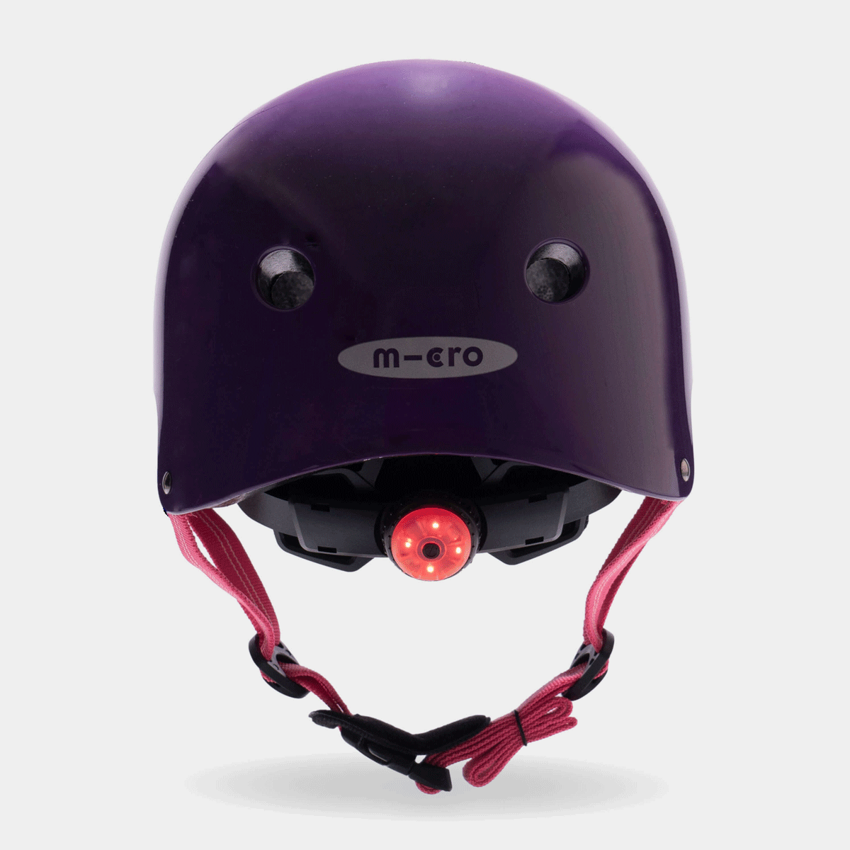 Printed Helmet for Bikes and Scooters: Ombre Purple/Pink