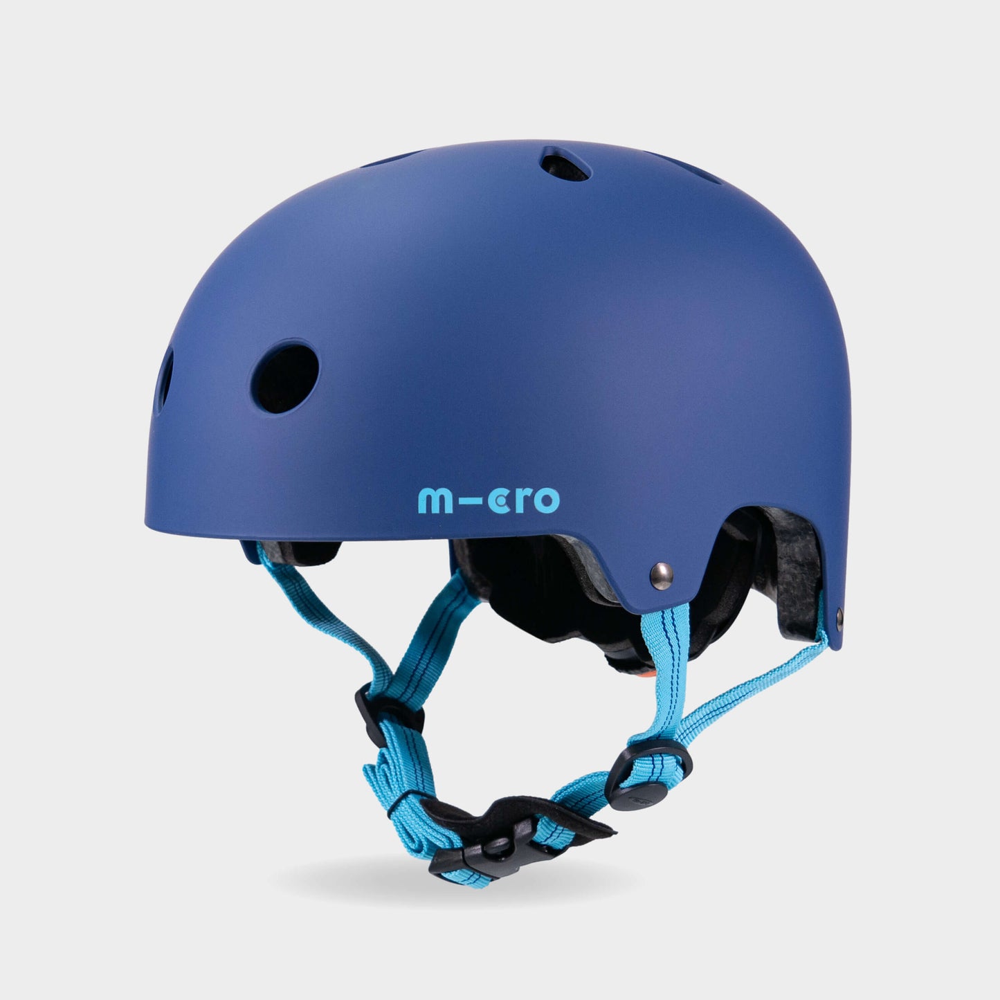 Plain Helmet for Bikes and Scooters: Navy Matt