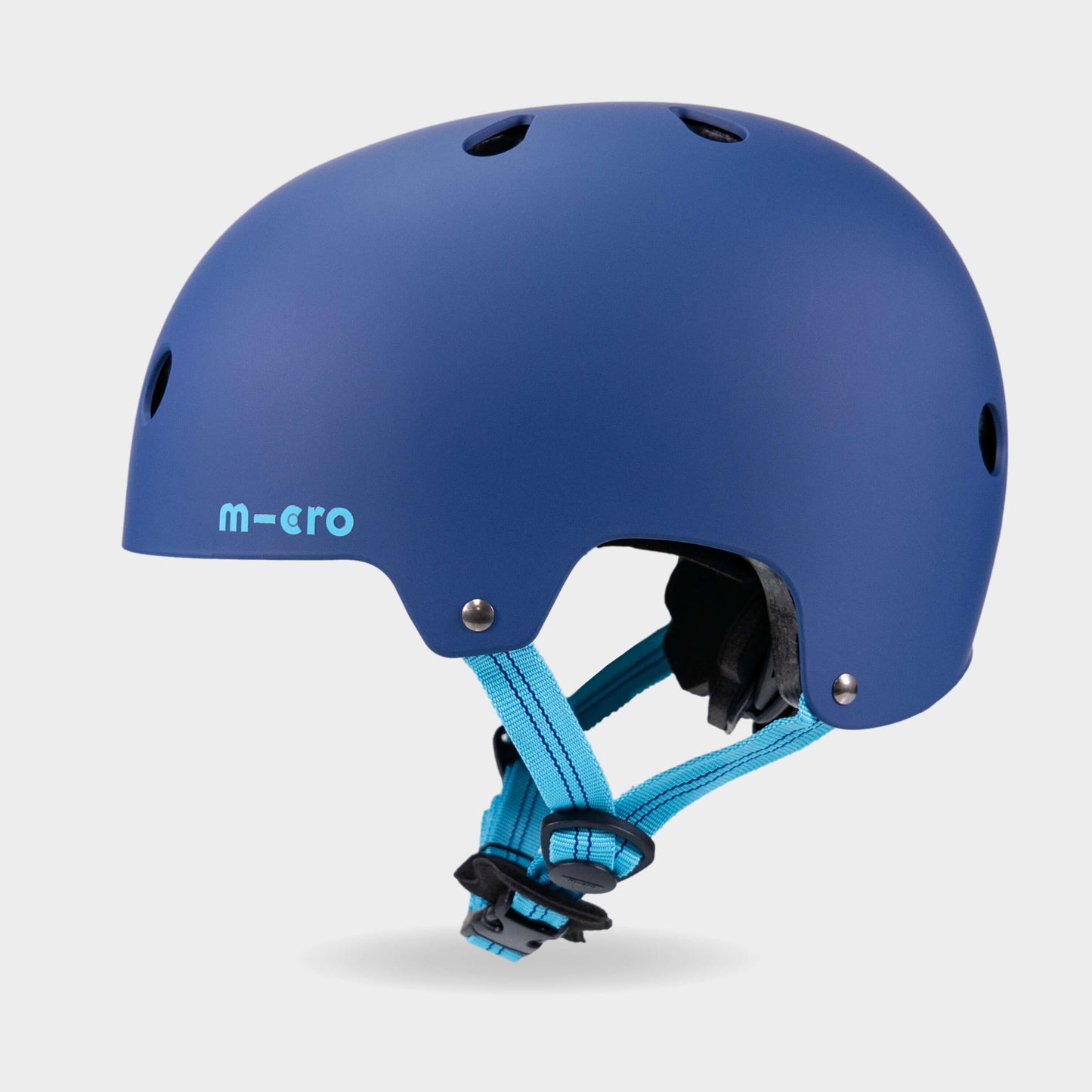 Plain Helmet for Bikes and Scooters: Navy Matt