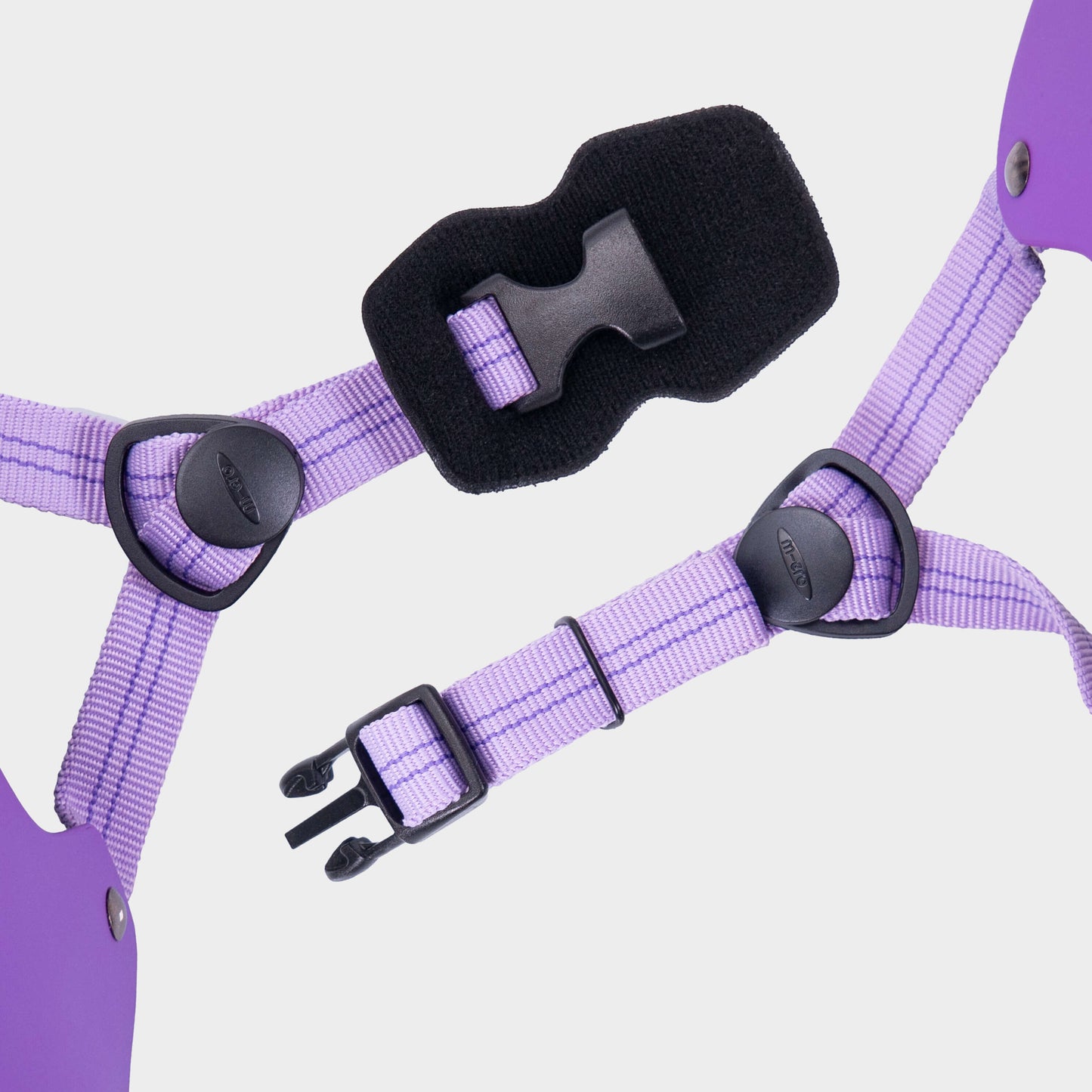 Plain Helmet for Bike and Scooters: Purple