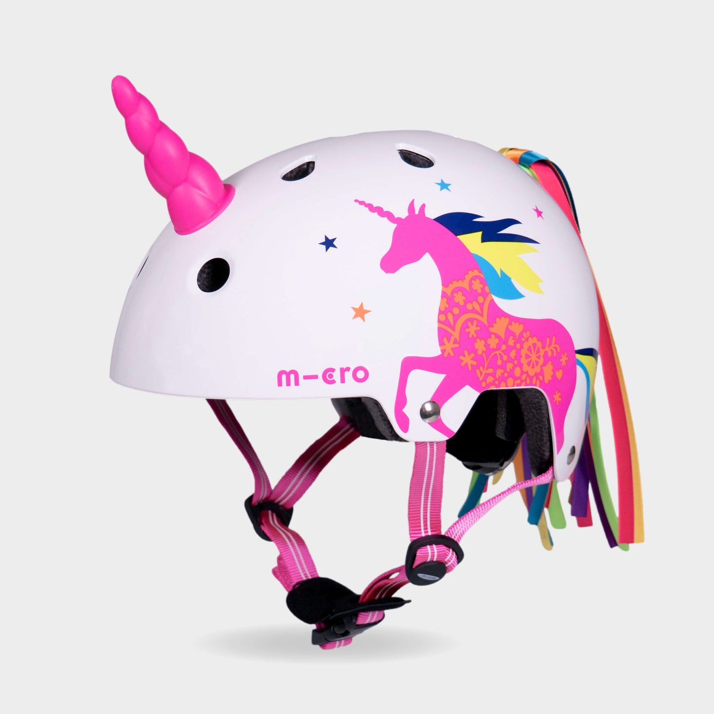 Printed Helmets for Bikes and Scooters: Unicorn Placed