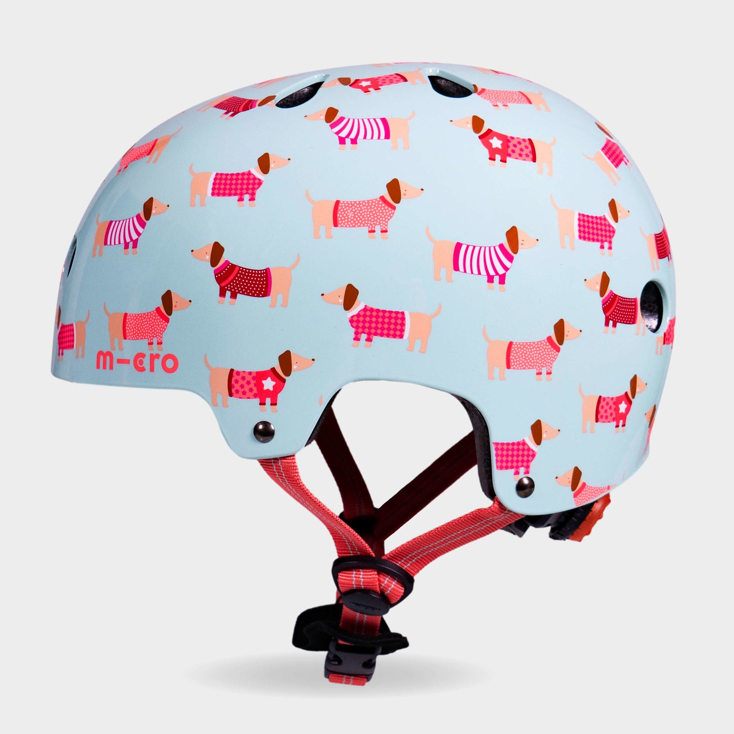 Printed Helmets for Bikes and Scooters: Dog Print